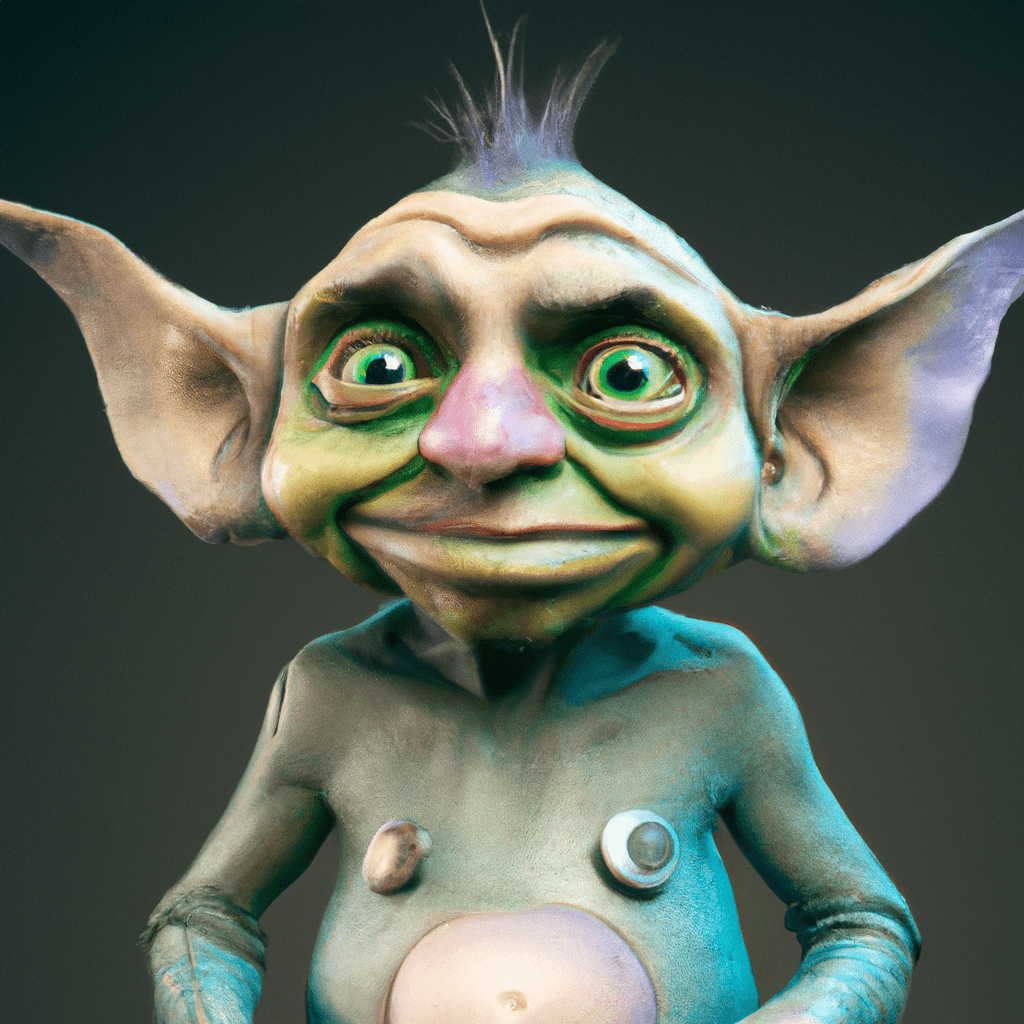 crazy goblin, wild goblin, realistic, photo, high resolution, trending in artstation