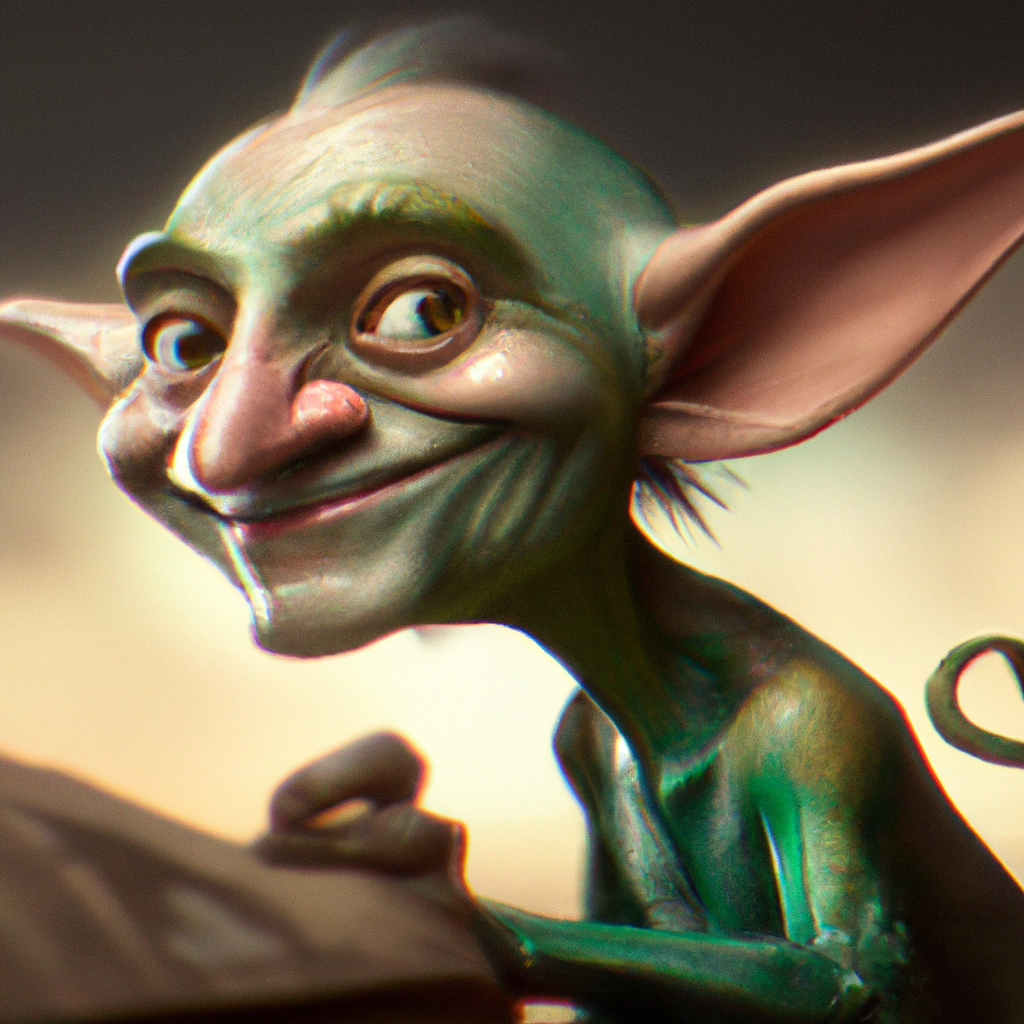 crazy goblin, wild goblin, realistic, photo, high resolution, trending in artstation