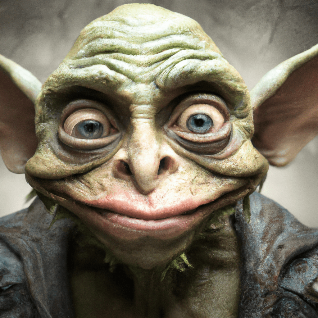 crazy goblin, wild goblin, realistic, photo, high resolution, trending in artstation