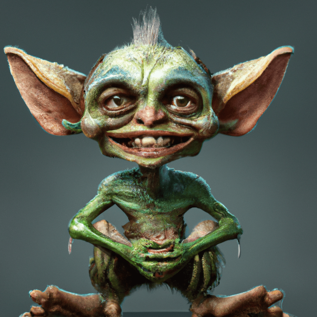 crazy goblin, wild goblin, realistic, photo, high resolution, trending in artstation