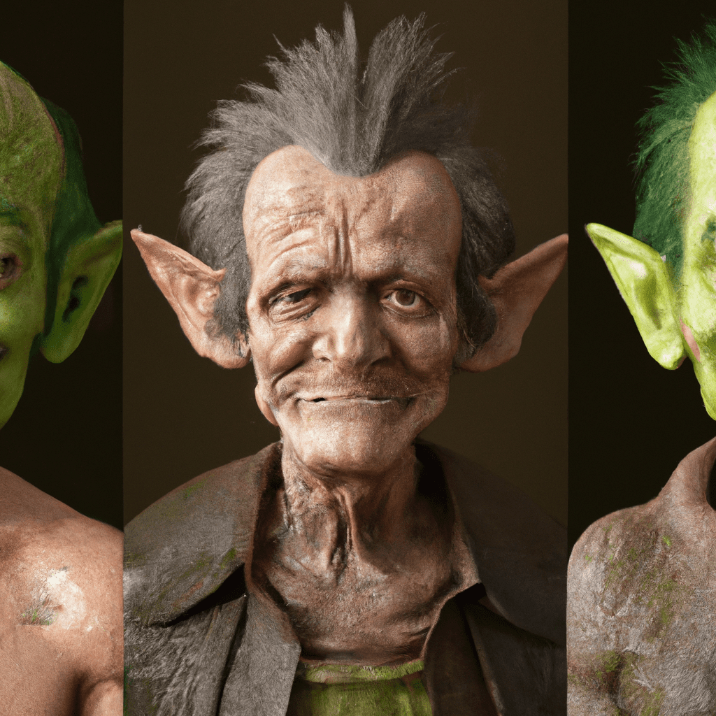 famous people as goblins, photo realistic, high resolution, 4k, trending on artstation