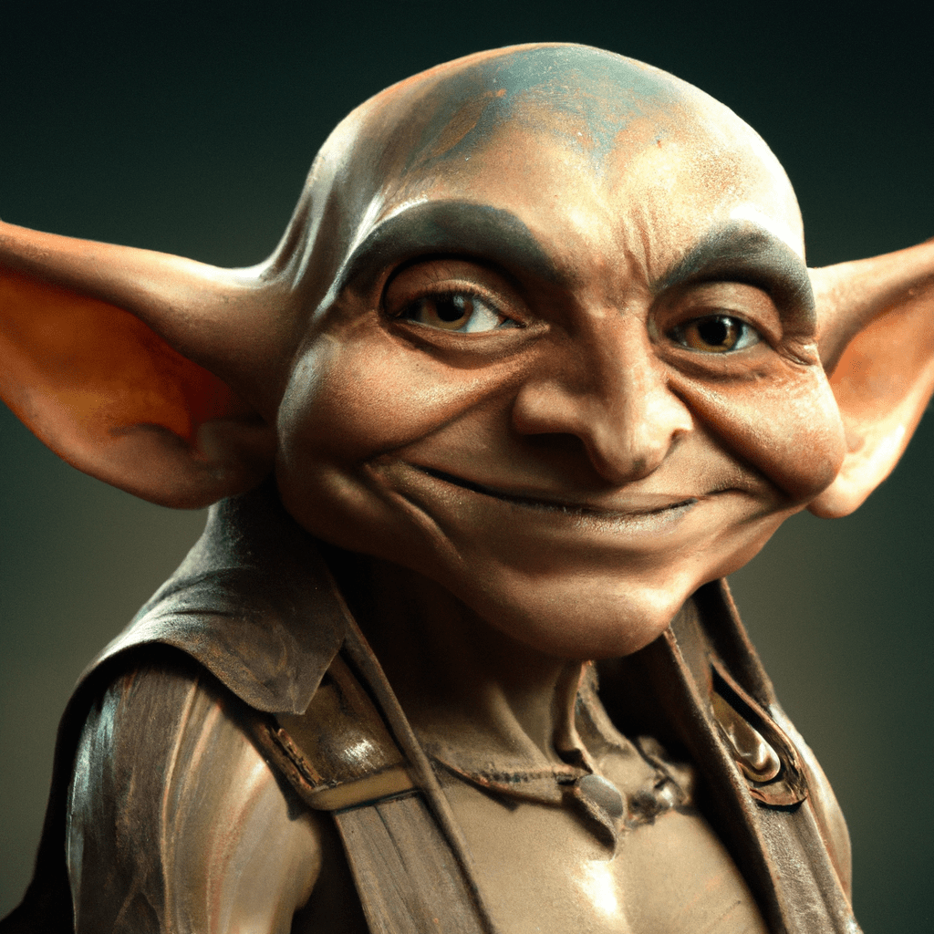 goblin, devious goblin, smiling, realistic, photo, high resolution, trending in artstation